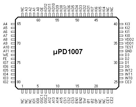 microprocessor uPD1007